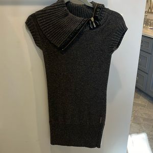 Grey Armani Exchange sweater tunic/dress